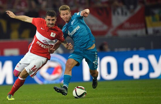 Russian Football Premier League. Spartak vs. Zenit