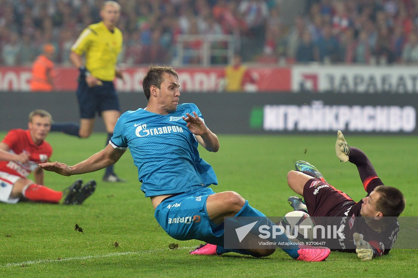 Russian Football Premier League. Spartak vs. Zenit