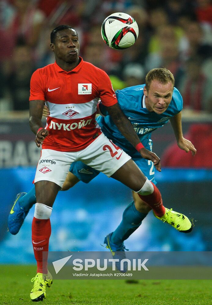 Russian Football Premier League. Spartak vs. Zenit
