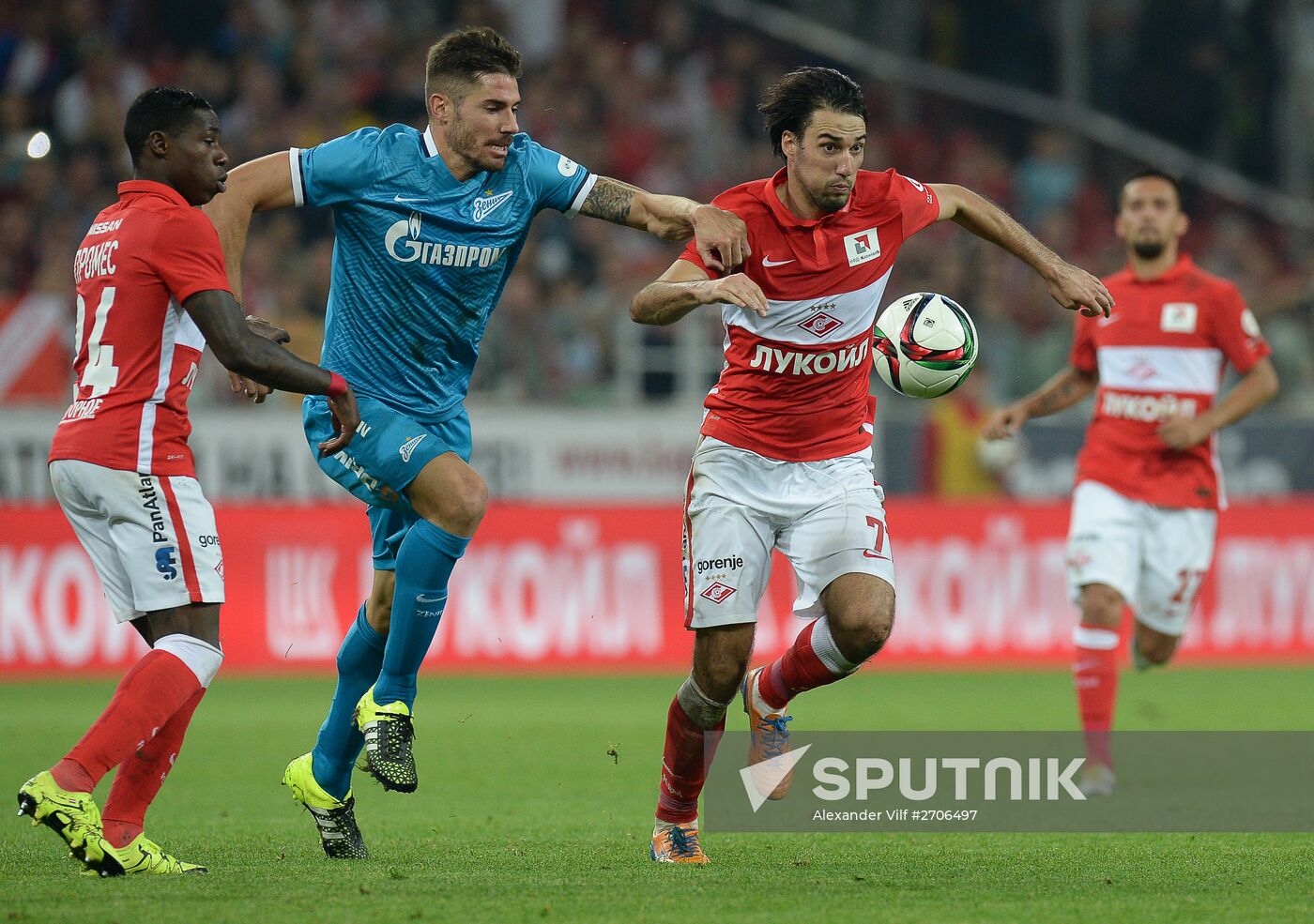Russian Football Premier League. Spartak vs. Zenit