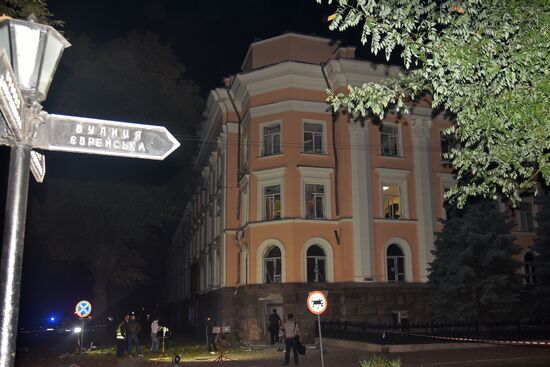 Bomb goes off outside Security Service building in central Odessa