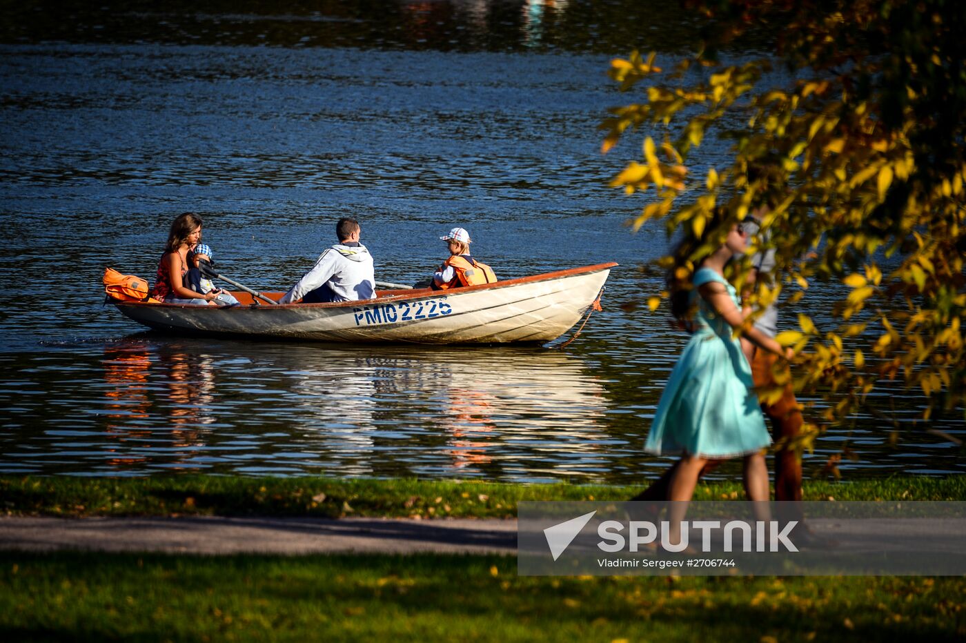 Moscow enjoys warm weather