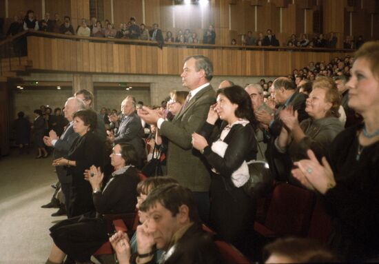 First run of movie "Repentance"