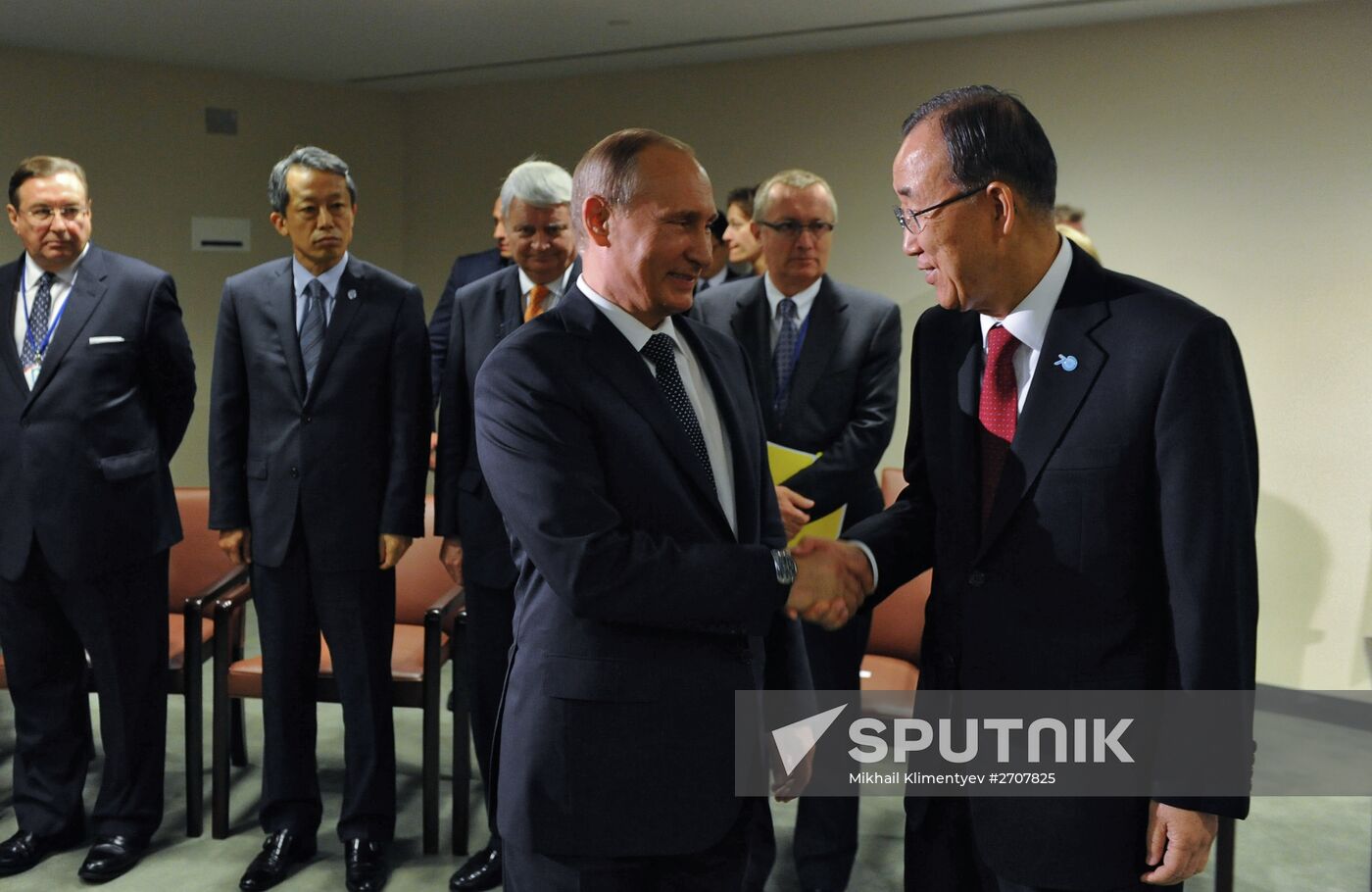 Russian President V.Putin takes part in UN General Assembly's 70th session