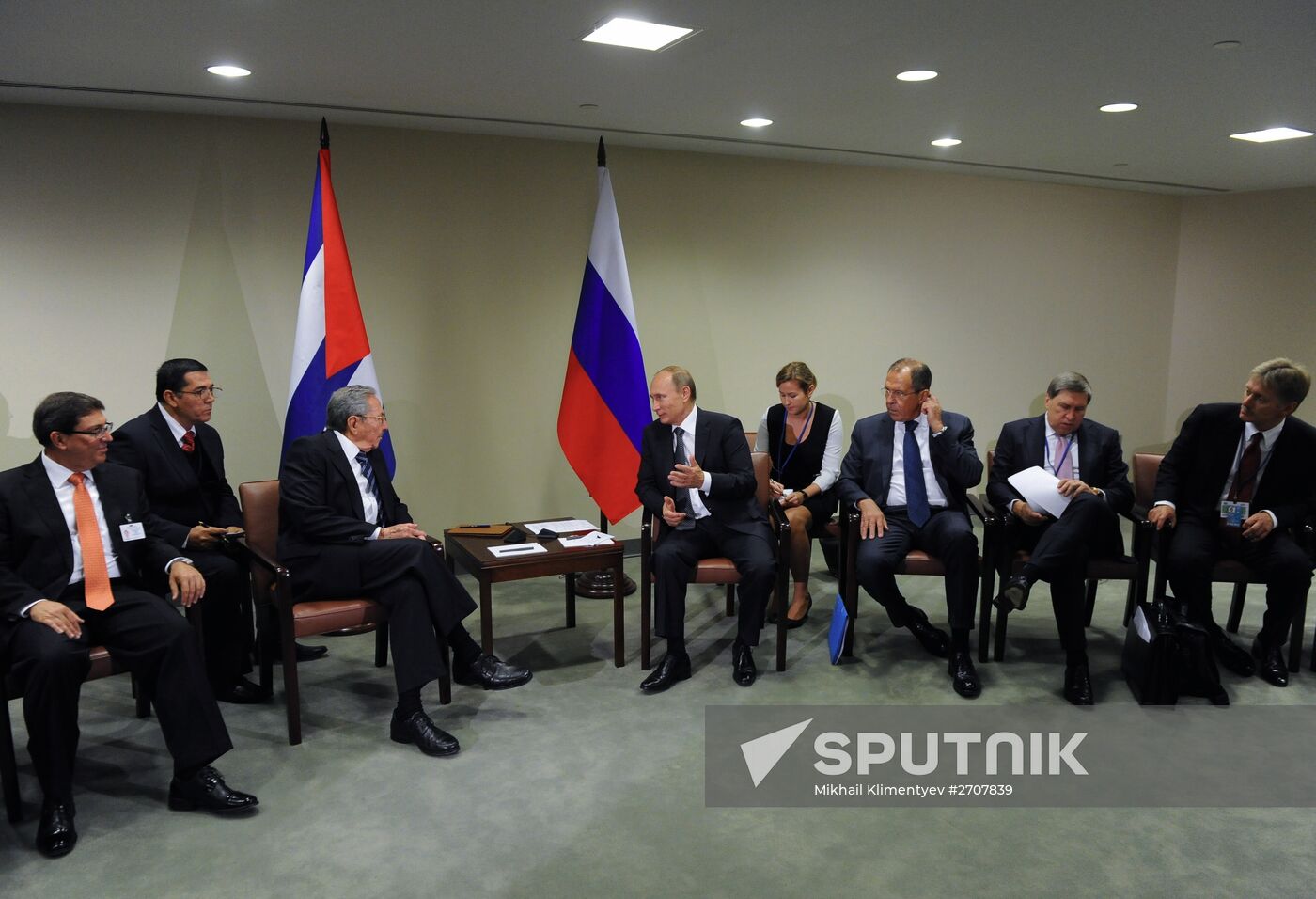 Russian President V.Putin takes part in UN General Assembly's 70th session