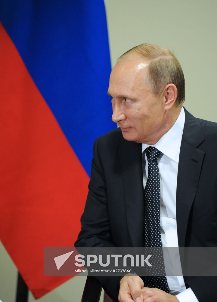 Russian President V.Putin takes part in UN General Assembly's 70th session