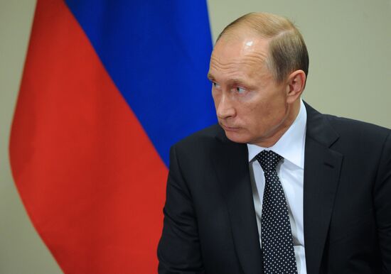 Russian President V.Putin takes part in UN General Assembly's 70th session