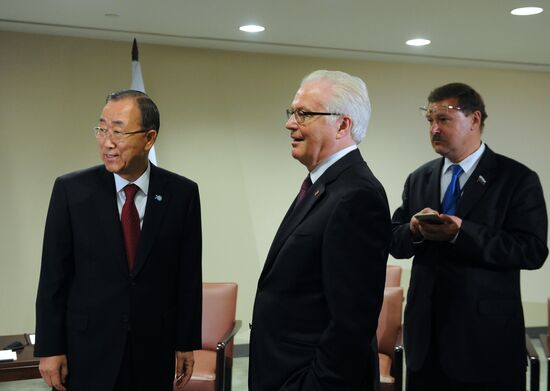 Russian President V.Putin takes part in UN General Assembly's 70th session