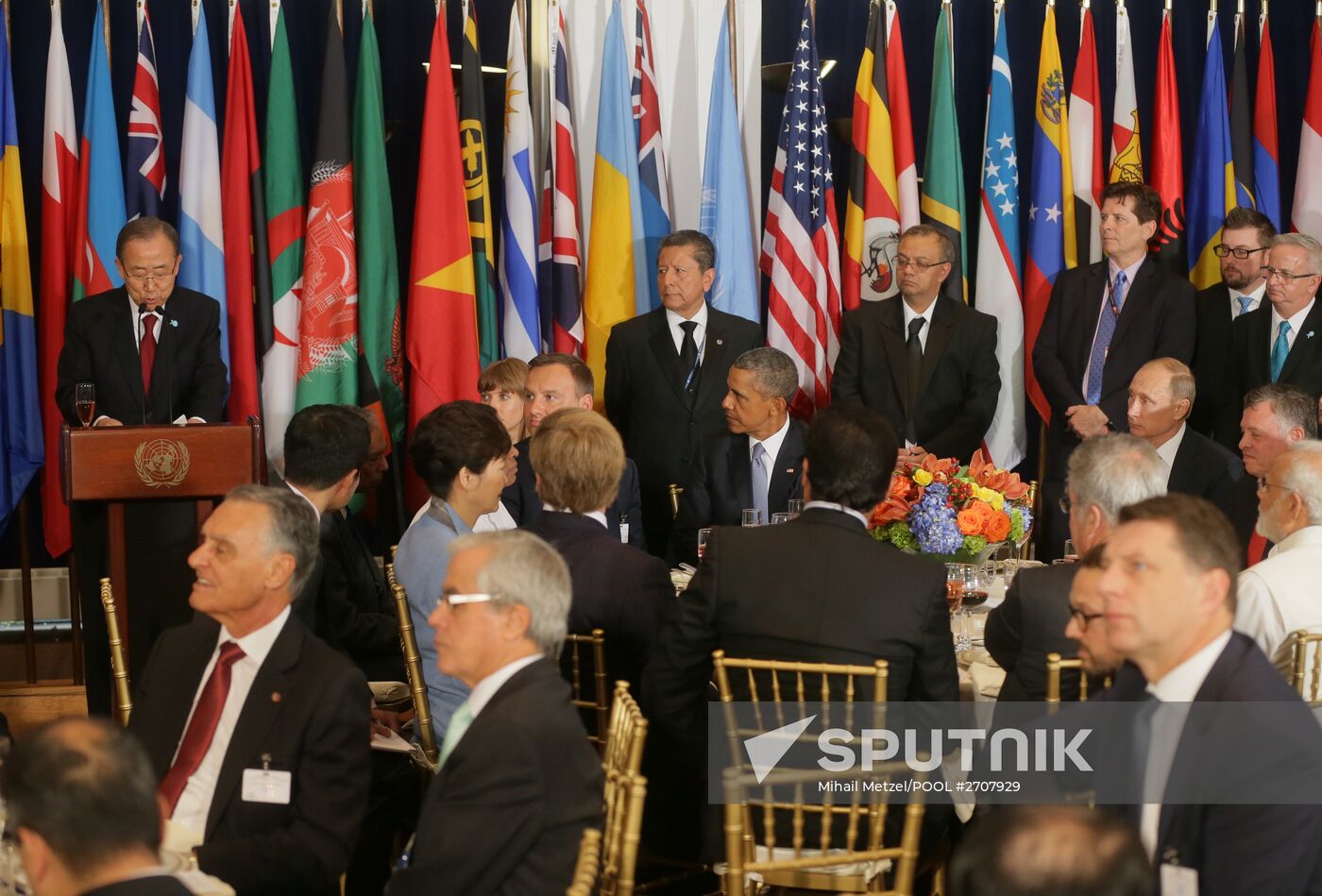 Russian President V.Putin takes part in UN General Assembly's 70th session
