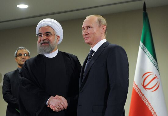 Russian President V.Putin takes part in UN General Assembly's 70th session