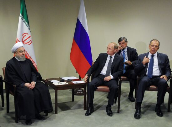 Russian President V.Putin takes part in UN General Assembly's 70th session