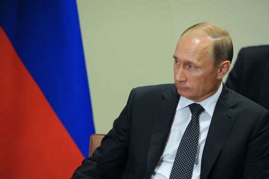 Russian President V.Putin takes part in UN General Assembly's 70th session