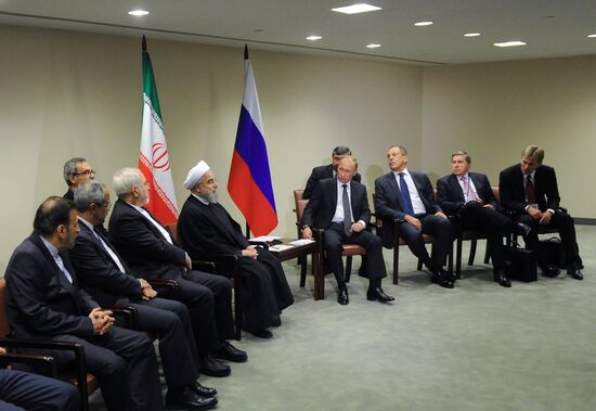 Russian President V.Putin takes part in UN General Assembly's 70th session