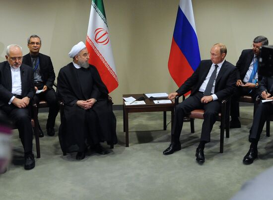 Russian President V.Putin takes part in UN General Assembly's 70th session