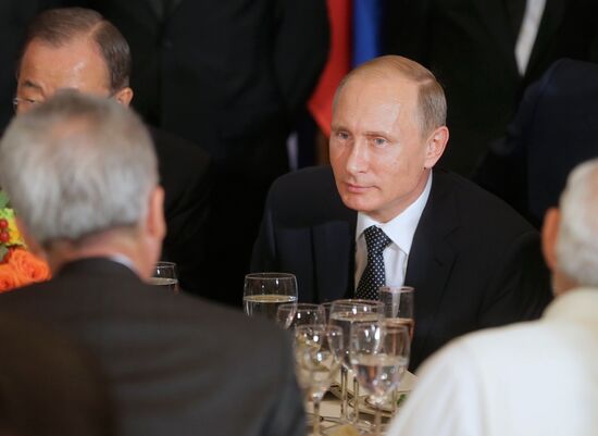 Russian President Vladimir Putin attends 70th UN General Assembly session