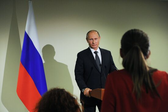 Russian President Vladimir Putin attends 70th UN General Assembly session