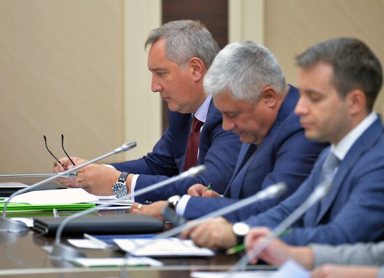 President Vladimir Putin holds meeting on development of microelectronics