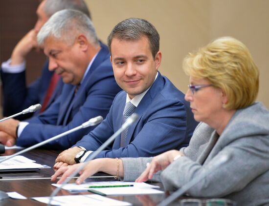 President Vladimir Putin holds meeting on development of microelectronics