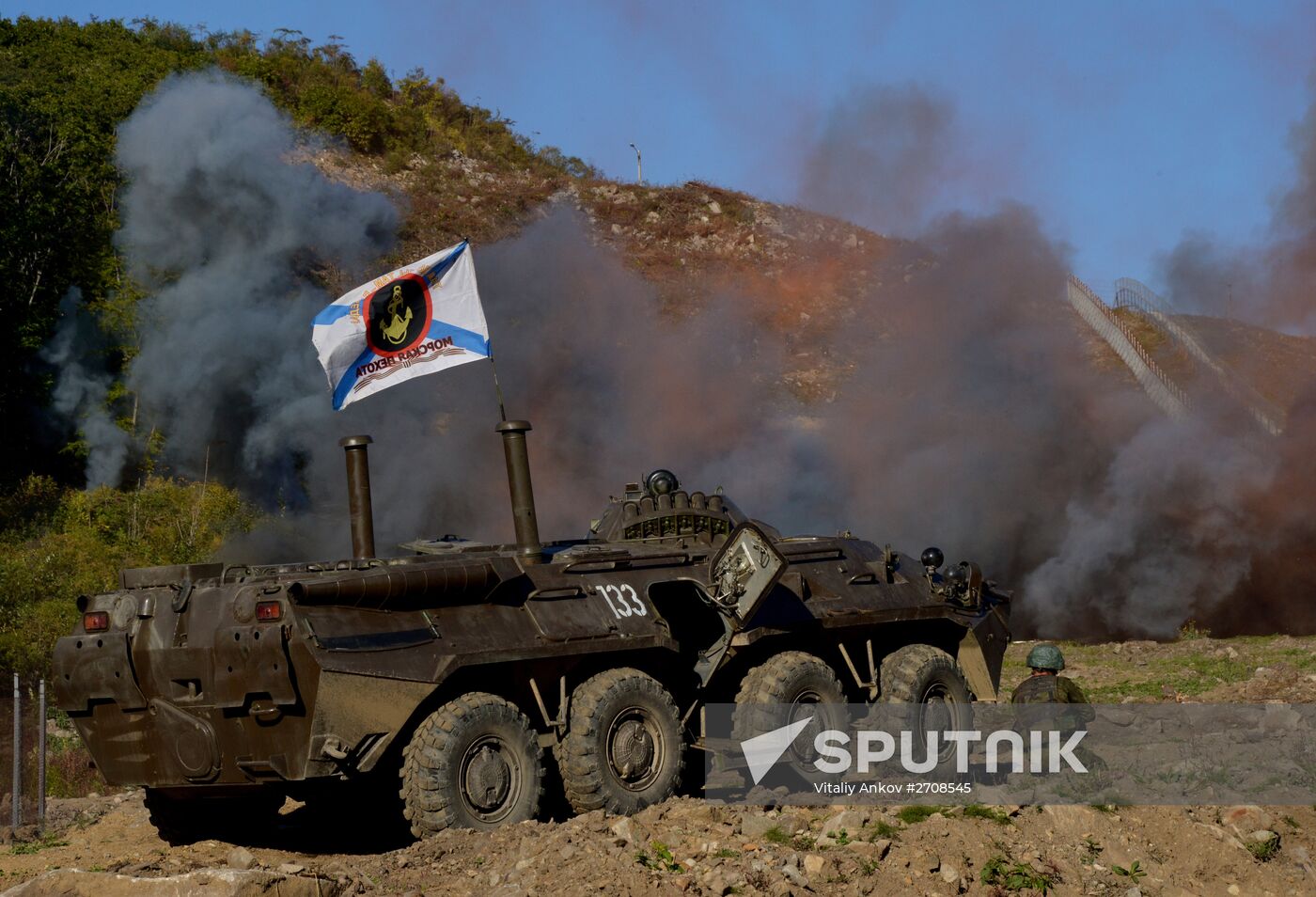 Drill of Pacific Fleet anti-terrorist forces in Primorye Territory