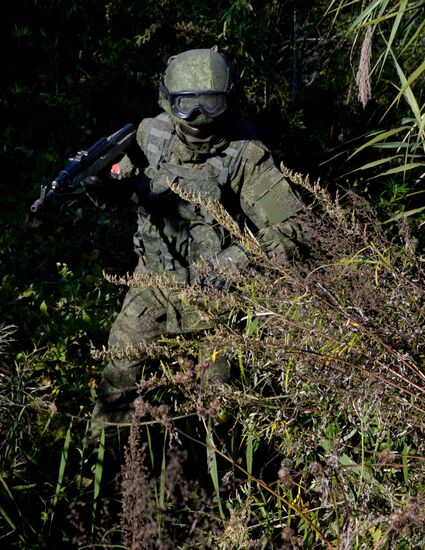 Drill of Pacific Fleet anti-terrorist forces in Primorye Territory