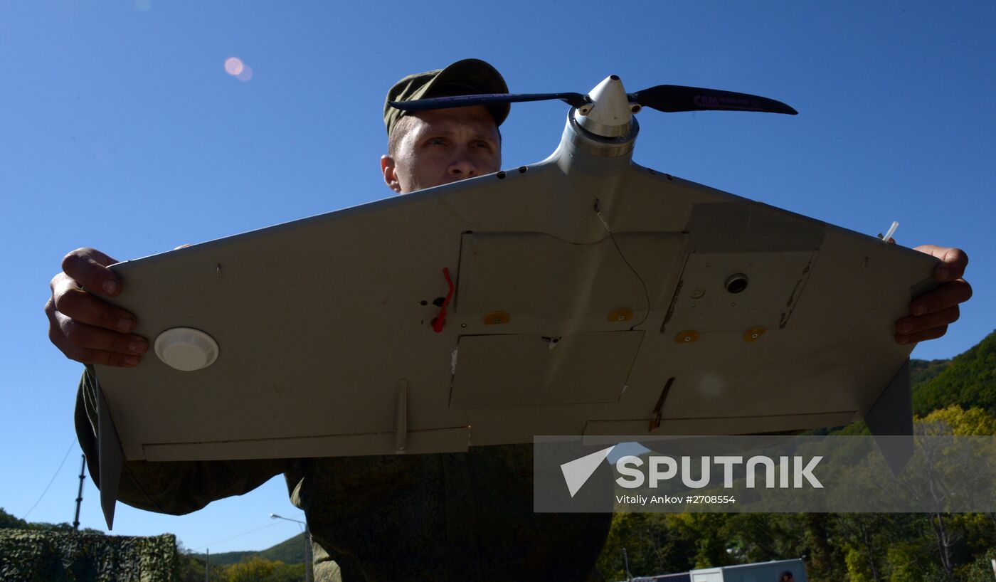 Drill of Pacific Fleet anti-terrorist forces in Primorye Territory