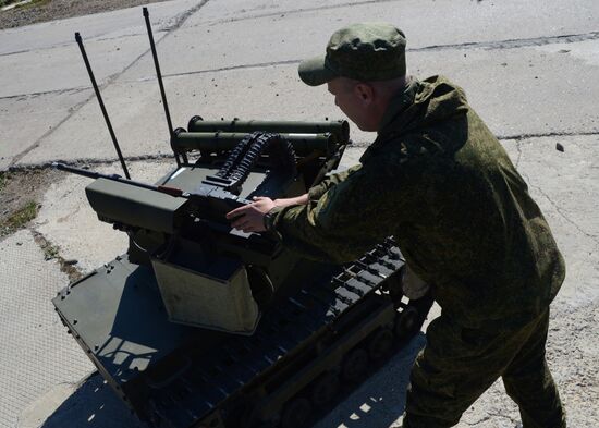 Drill of Pacific Fleet anti-terrorist forces in Primorye Territory