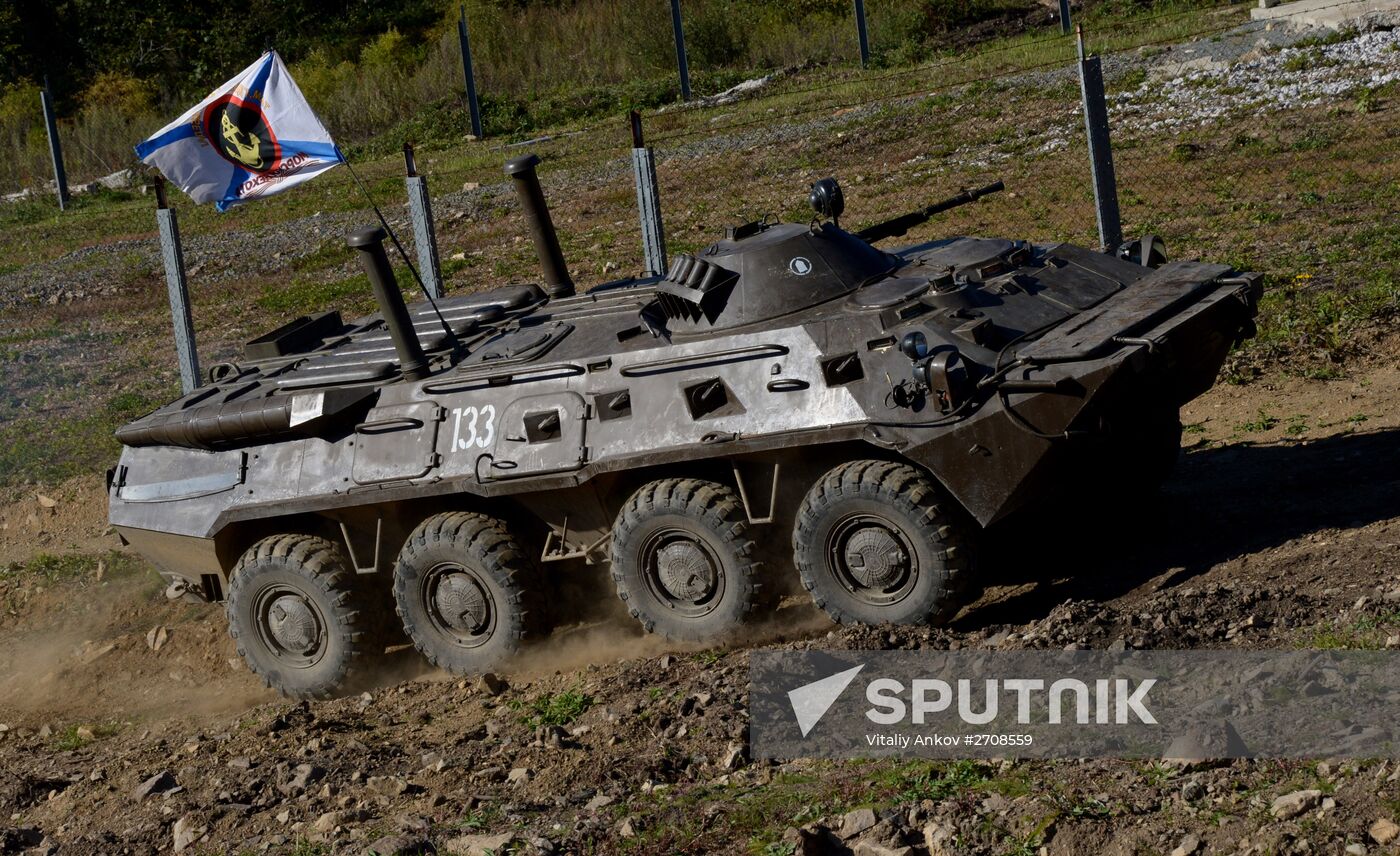 Drill of Pacific Fleet anti-terrorist forces in Primorye Territory