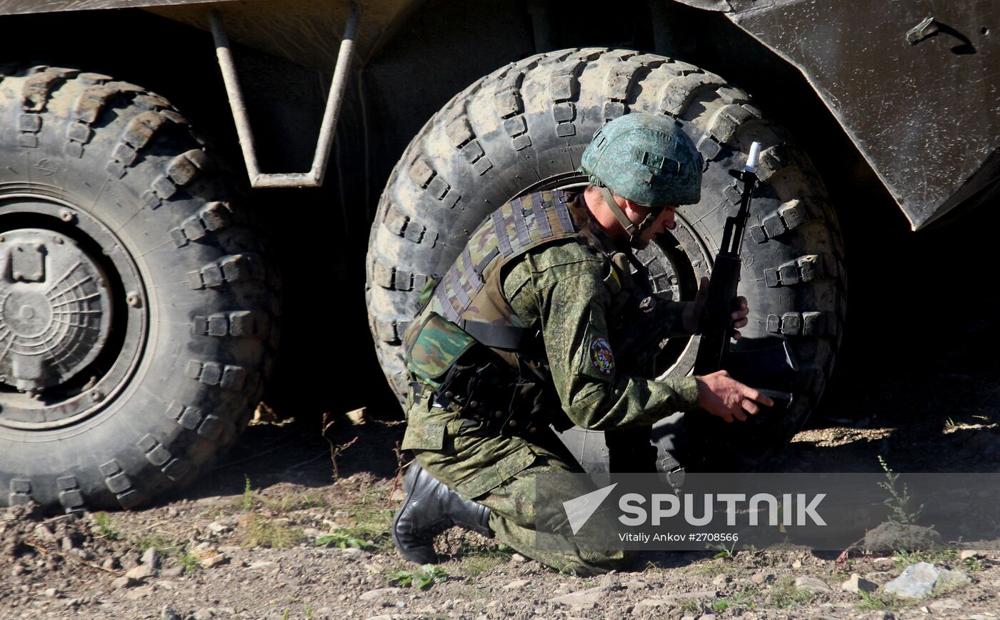 Drill of Pacific Fleet anti-terrorist forces in Primorye Territory