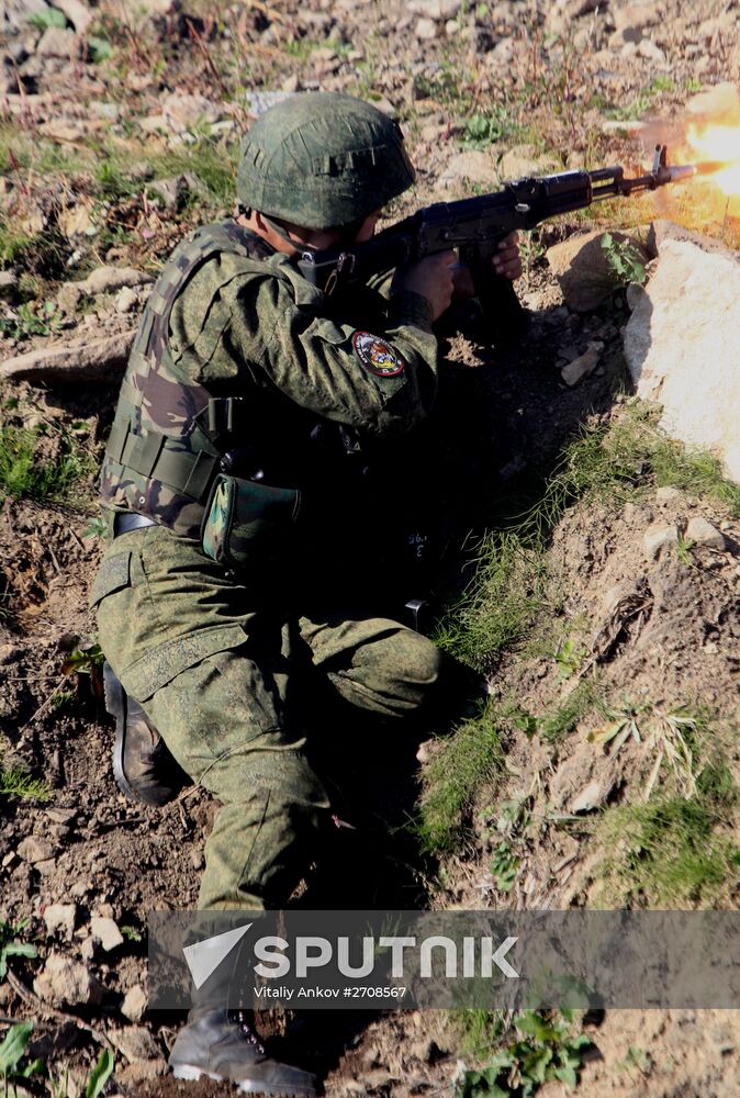 Drill of Pacific Fleet anti-terrorist forces in Primorye Territory