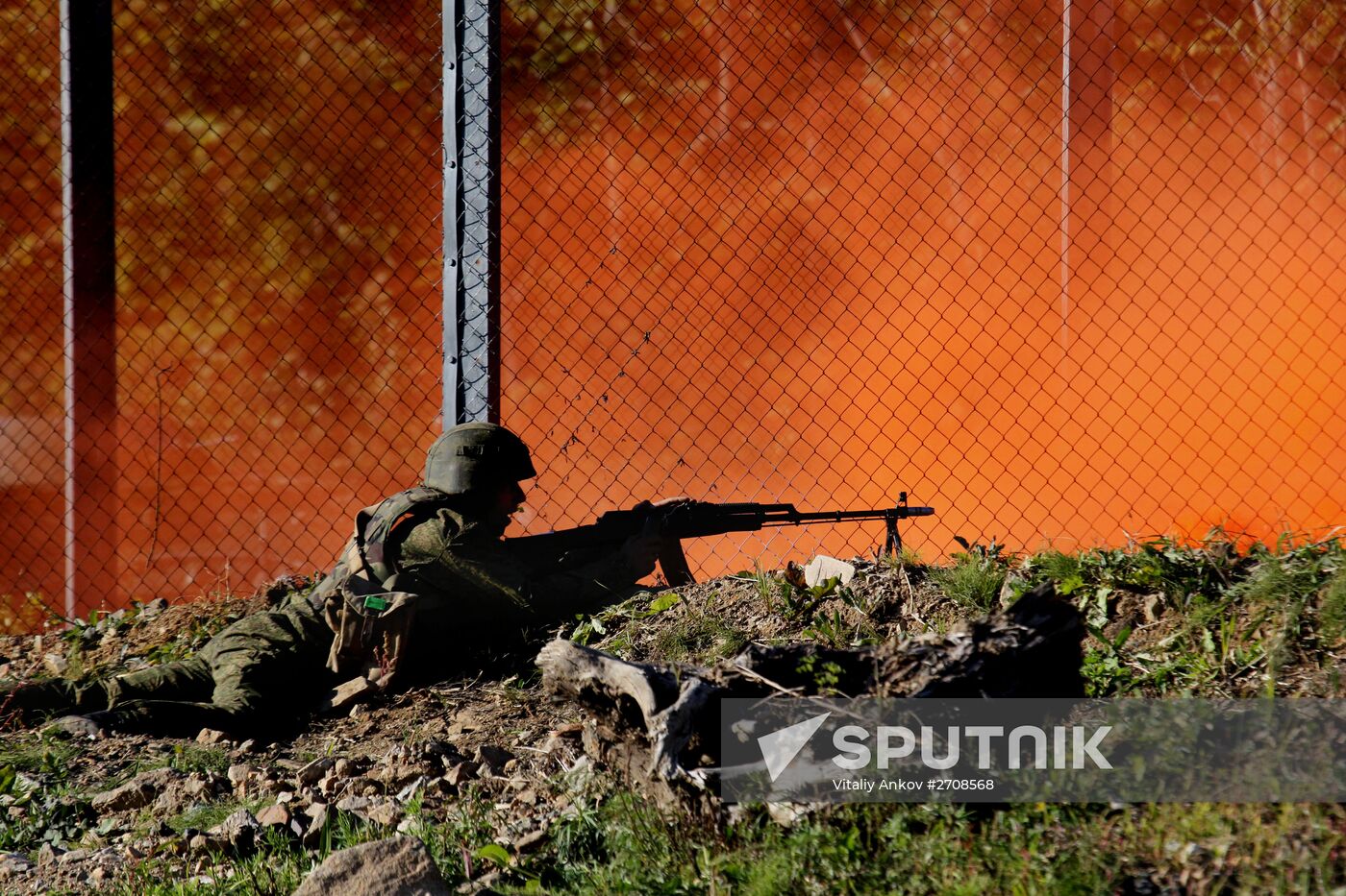 Drill of Pacific Fleet anti-terrorist forces in Primorye Territory