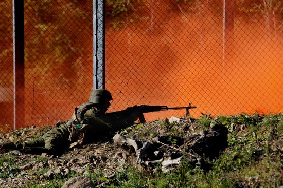 Drill of Pacific Fleet anti-terrorist forces in Primorye Territory
