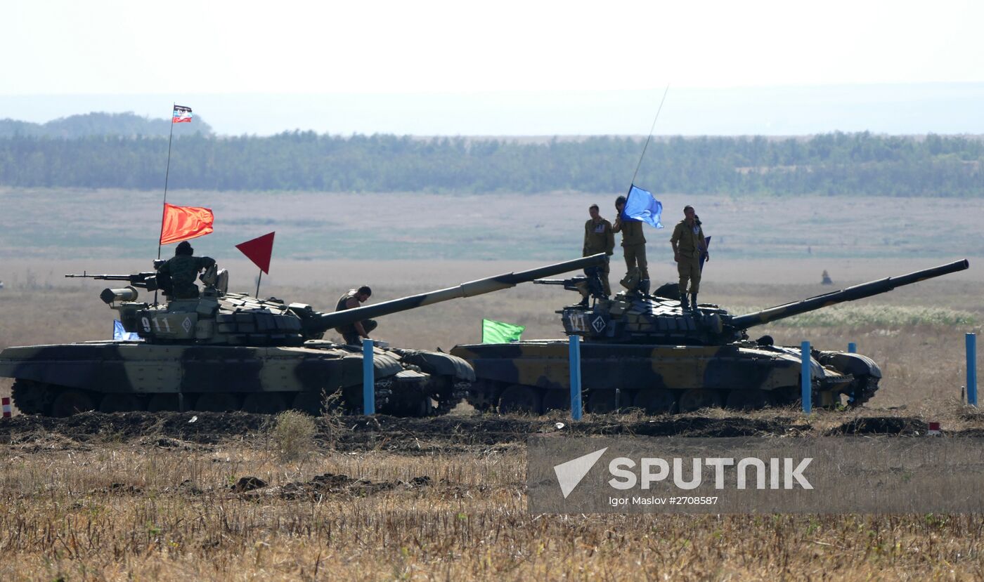 Competitions of tank crews completed in DPR