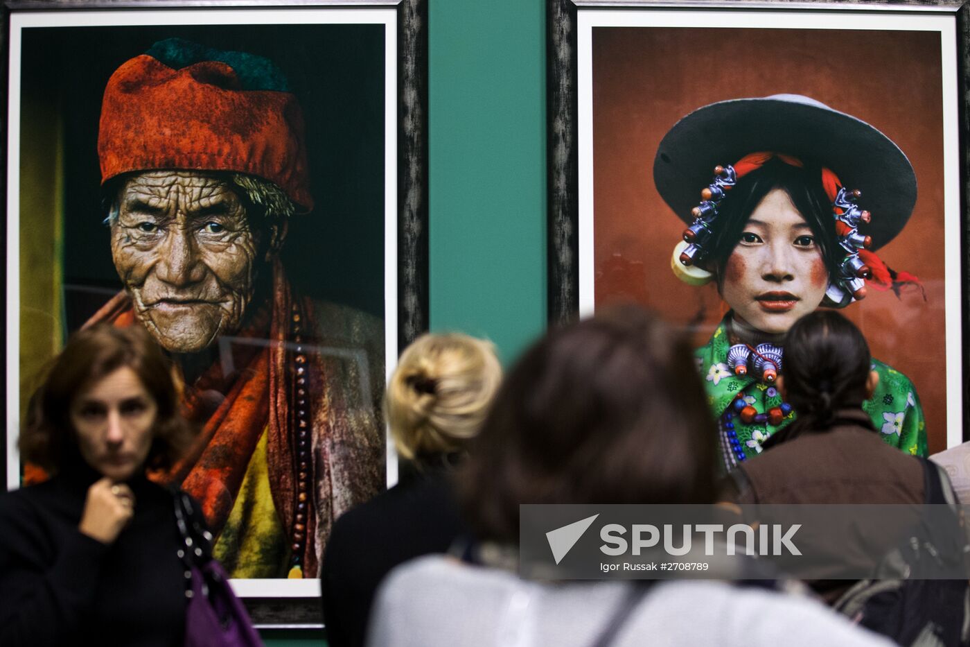 Opening of exhibition "Steve McCurry. Unguarded Moment" in Hermitage