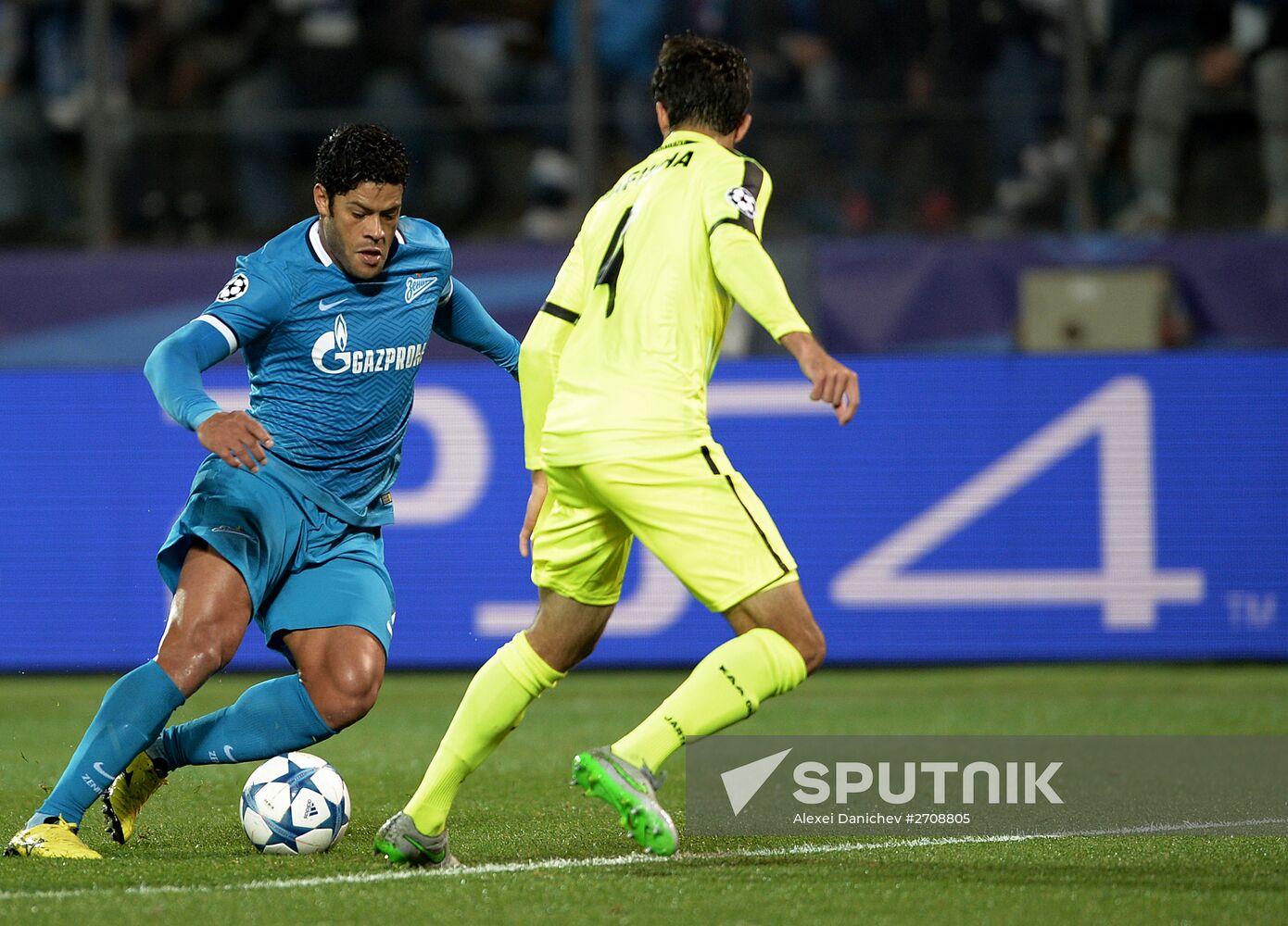 Football. UEFA Champions League. Zenit (St. Petersburg) vs. K.A.A. Gent (Gent)