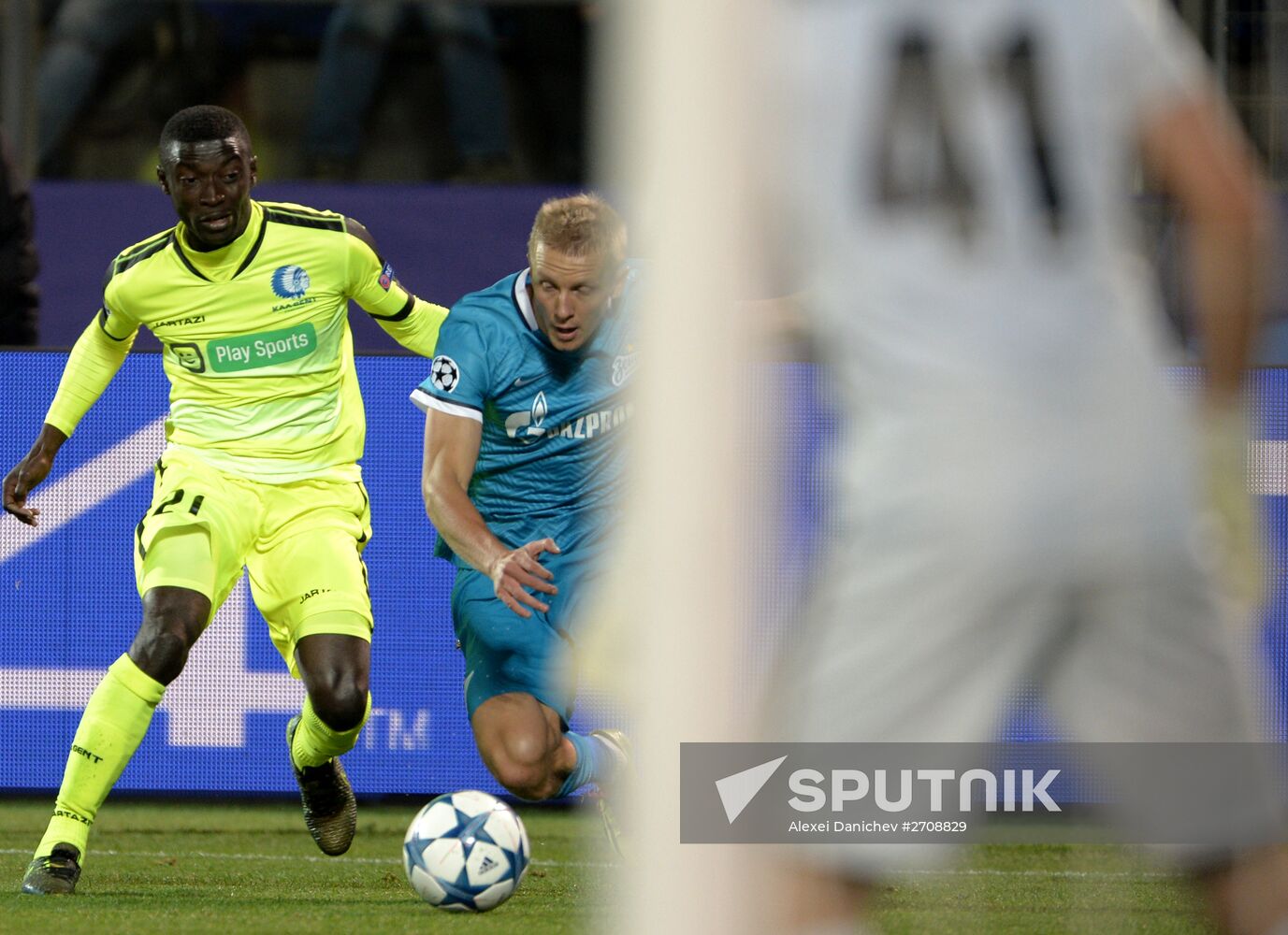 Football. UEFA Champions League. Zenit (St. Petersburg) vs. K.A.A. Gent (Gent)