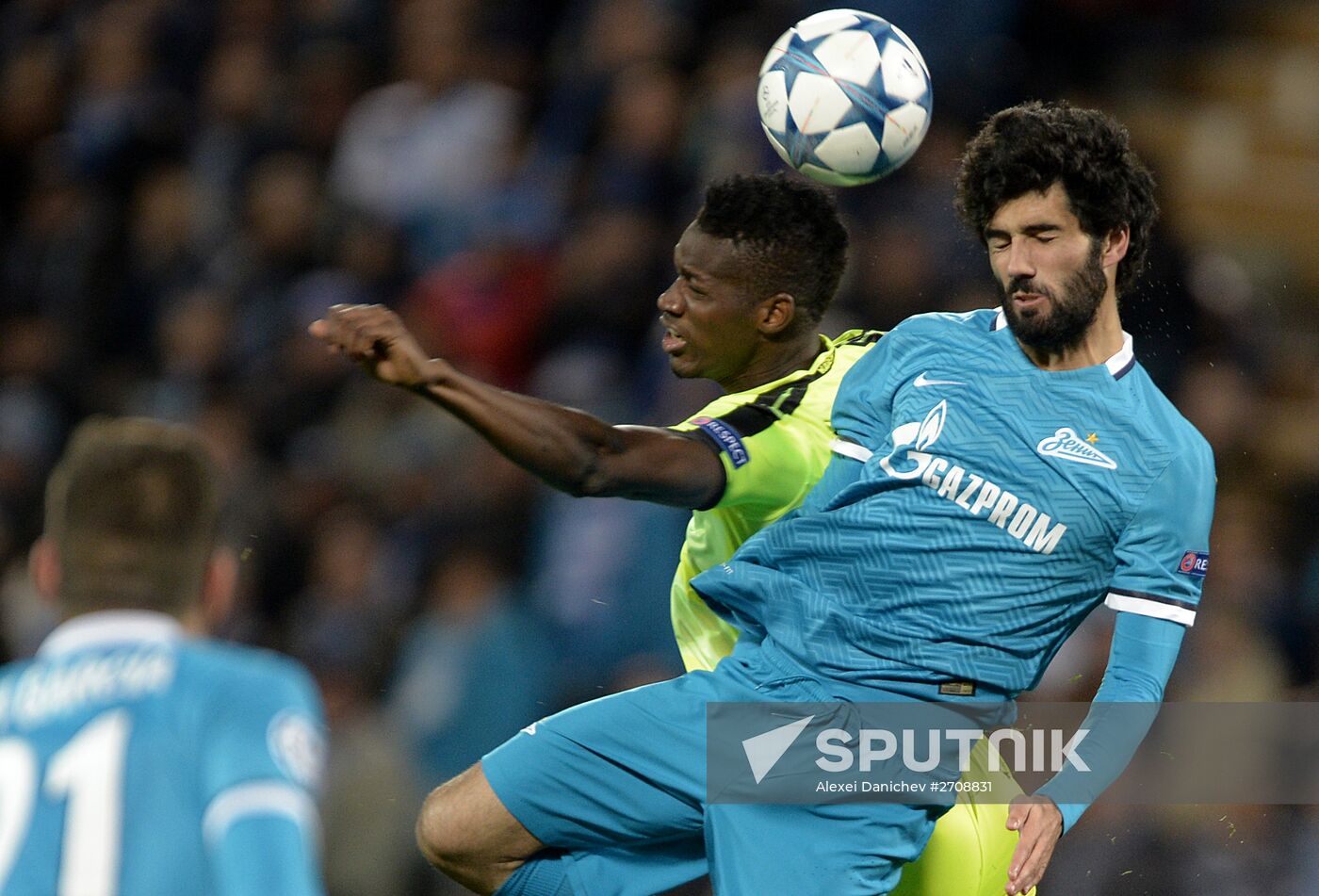 Football. UEFA Champions League. Zenit (St. Petersburg) vs. K.A.A. Gent (Gent)