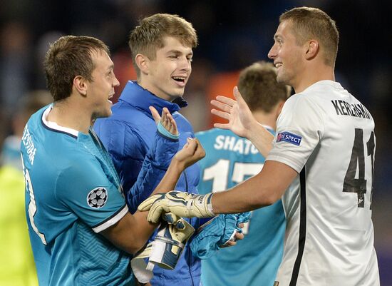 Football. UEFA Champions League. Zenit (St. Petersburg) vs. K.A.A. Gent (Gent)