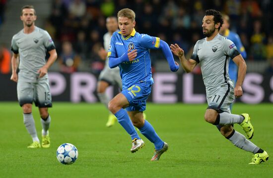 Football. UEFA Champions League. FC BATE (Borisov, Belarus) vs. A.S. Roma (Rome, Italy)