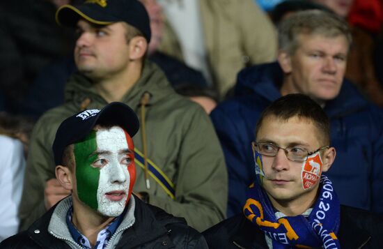Football. UEFA Champions League. FC BATE (Borisov, Belarus) vs. A.S. Roma (Rome, Italy)
