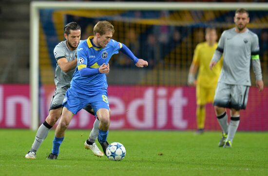 Football. UEFA Champions League. FC BATE (Borisov, Belarus) vs. A.S. Roma (Rome, Italy)
