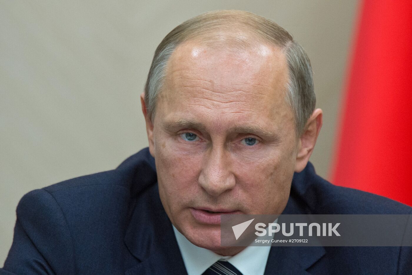 Russian President Vladimir Putin holds meeting with Government members