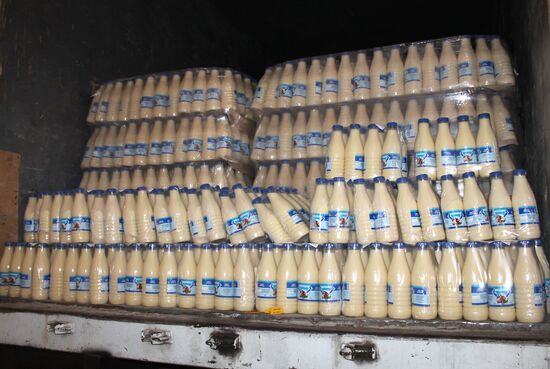 The EMERCOM's 40th humanitarian aid convoy arrives in Donetsk