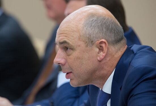 Russian President Vladimir Putin holds meeting with Government members