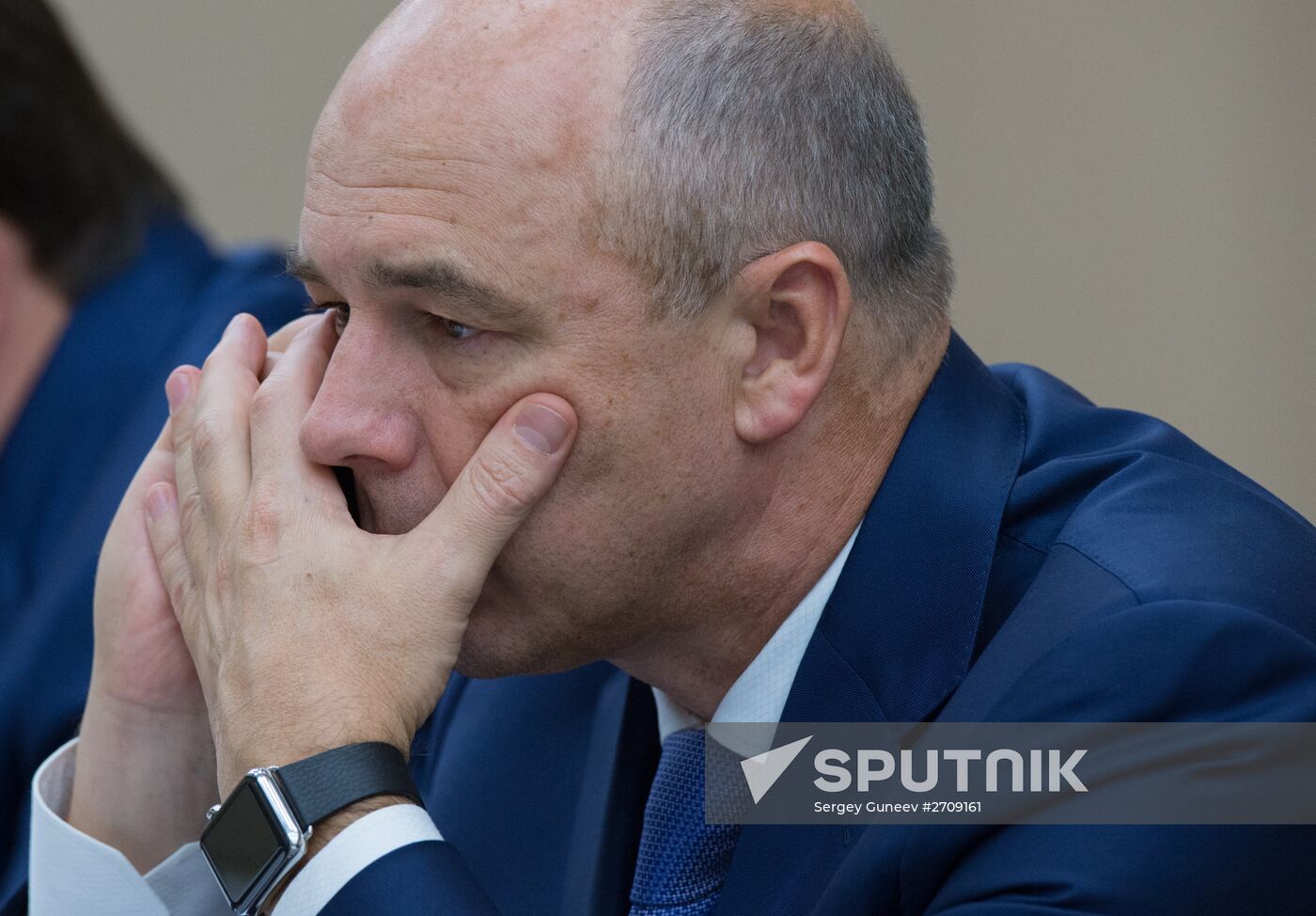 Russian President Vladimir Putin holds meeting with Government members