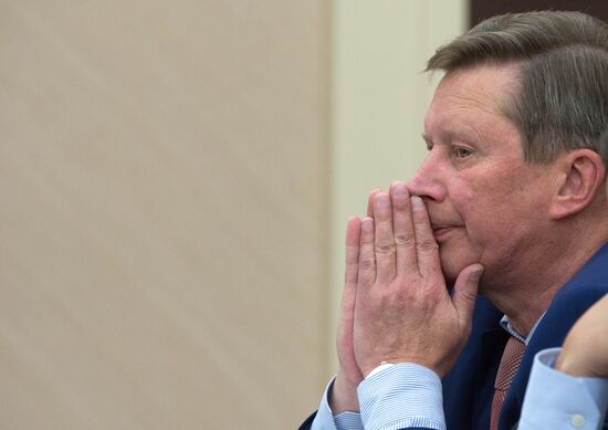 Russian President Vladimir Putin holds meeting with Government members