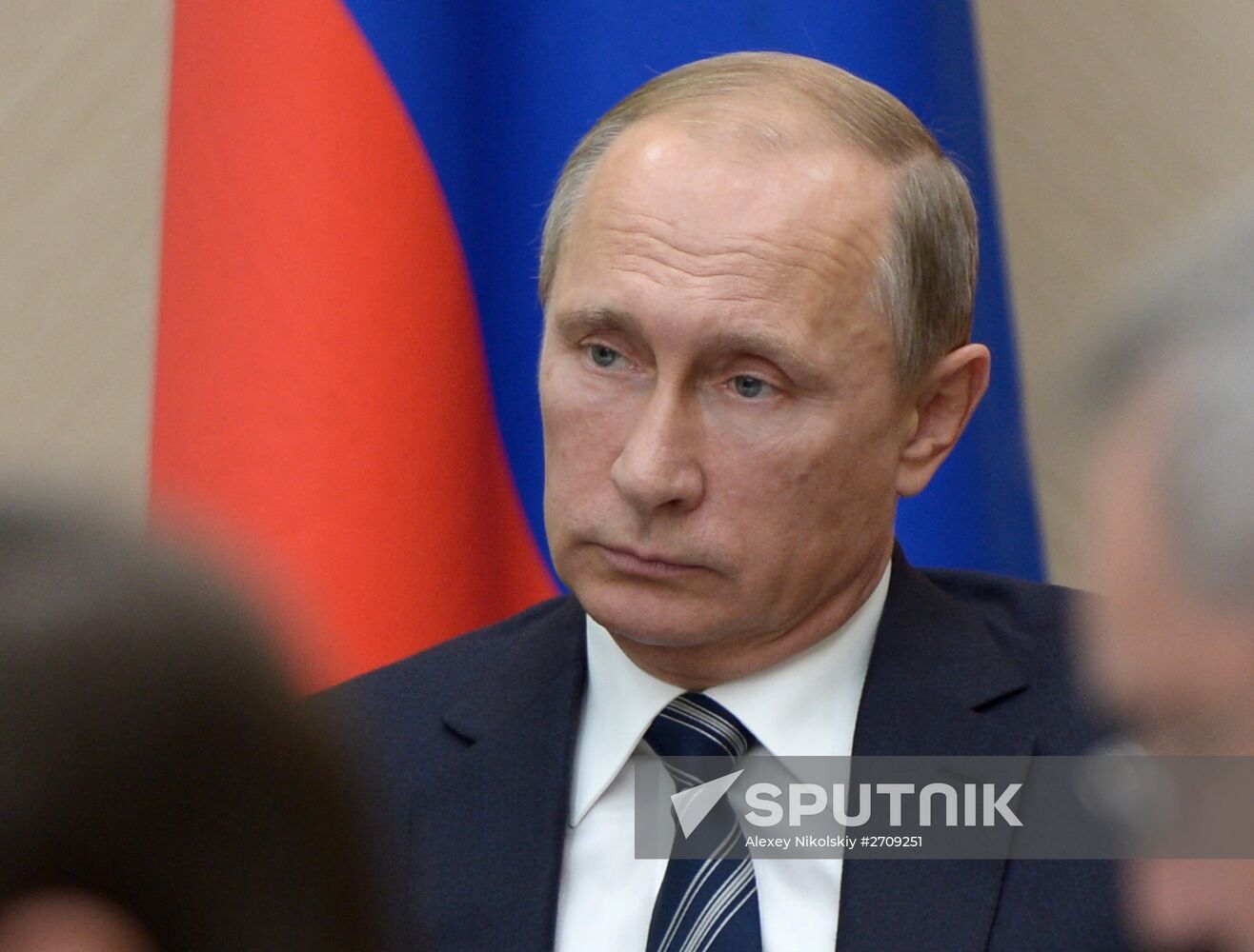 Russian President Vladimir Putin holds meeting with Government members