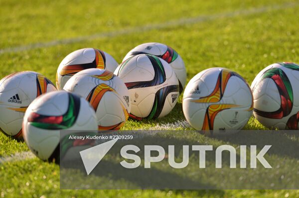UEFA Europa League. FC Lokomotiv holds training session