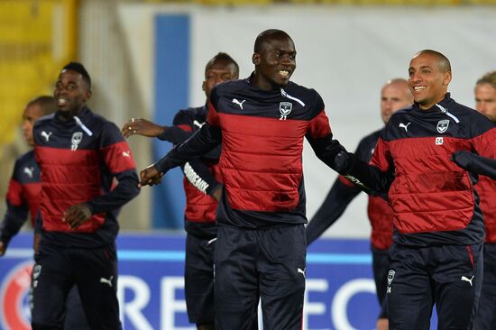 UEFA Europa League. FC Girondins de Bordeaux (Bordeaux, France) training session