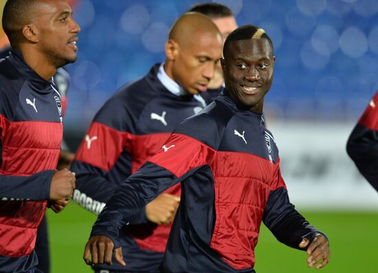 UEFA Europa League. FC Girondins de Bordeaux (Bordeaux, France) training session