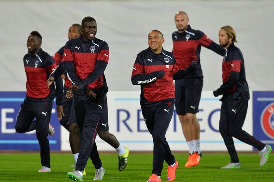 UEFA Europa League. FC Girondins de Bordeaux (Bordeaux, France) training session